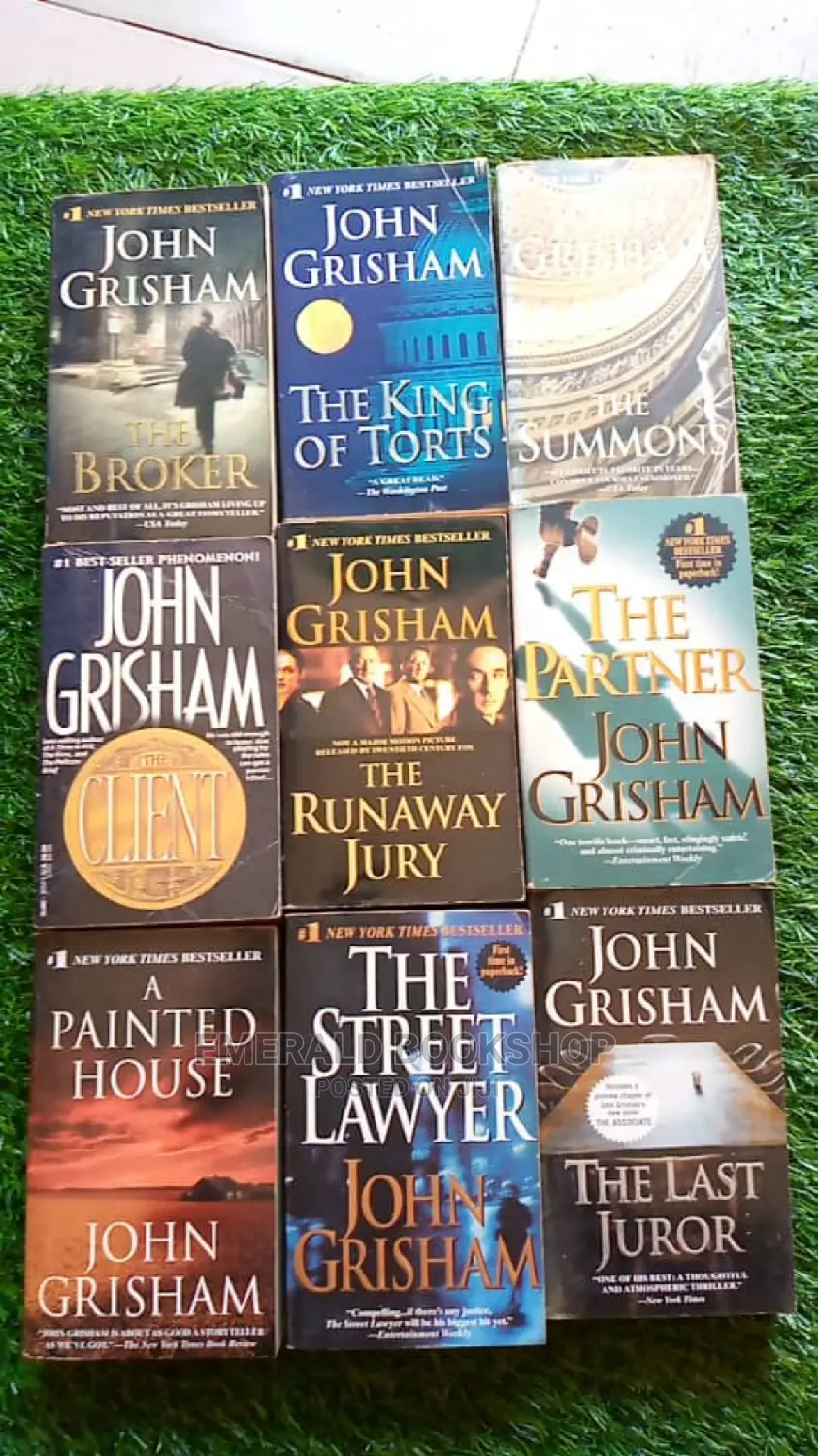 John Grisham, Danielle Steel and Dan Brown Books