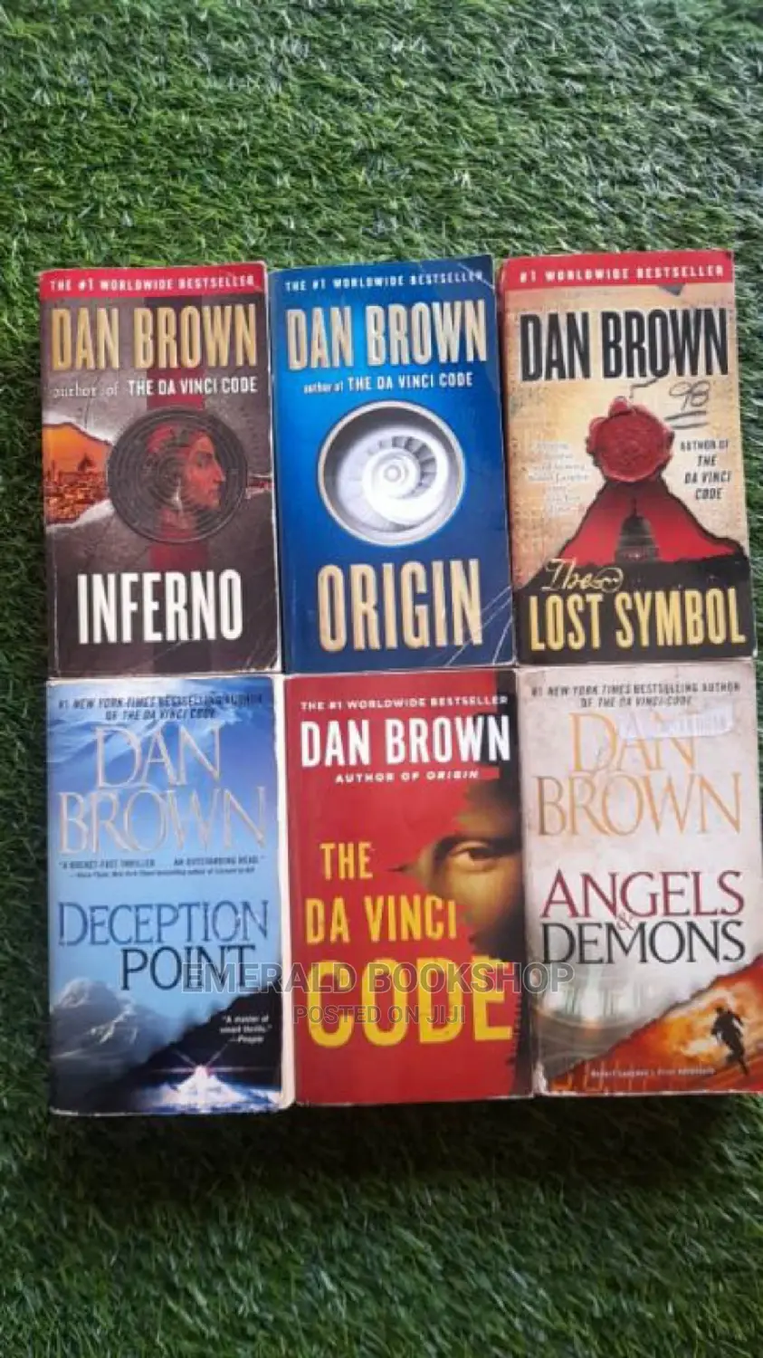 John Grisham, Danielle Steel and Dan Brown Books