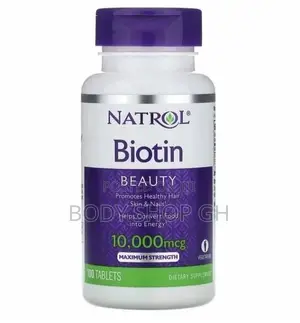 Natrol Biotin Supplements- 100 Tabs / 10,000 MCG