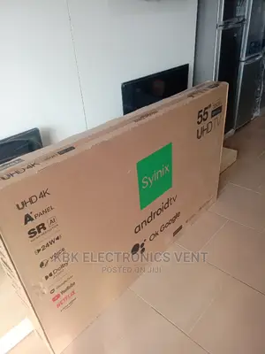 Syinix 55" Smart Android UHD 4K Satellite Digital Led Tv