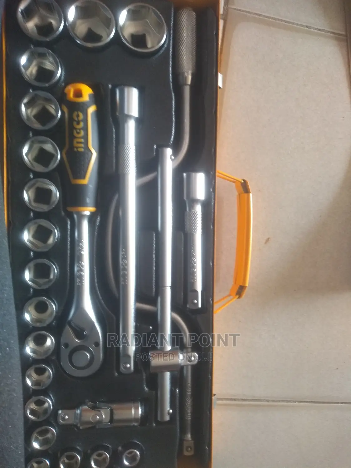 Ingco Socket Set 24pcs 1/2