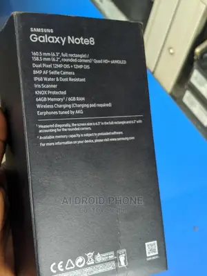 New Samsung Galaxy Note 8 128 GB Black