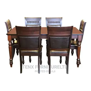 Dining Set 1+6 Dark Brown (Cardone)