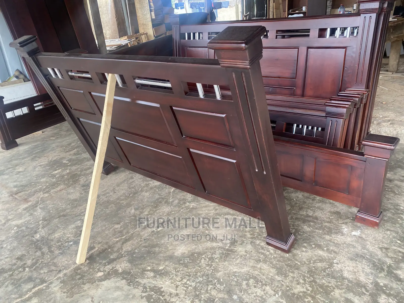 Solid Queensize Bed Frame Available As Seen. Free Delivry