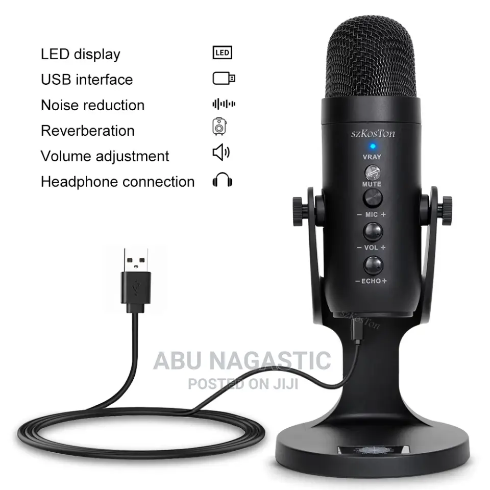 Professional USB Microphone Recording