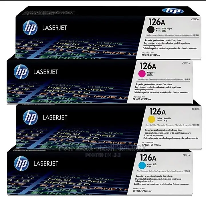 HP 126A Laser Colour Toners