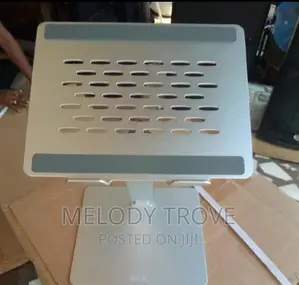 Silver Foldable Laptop Stand