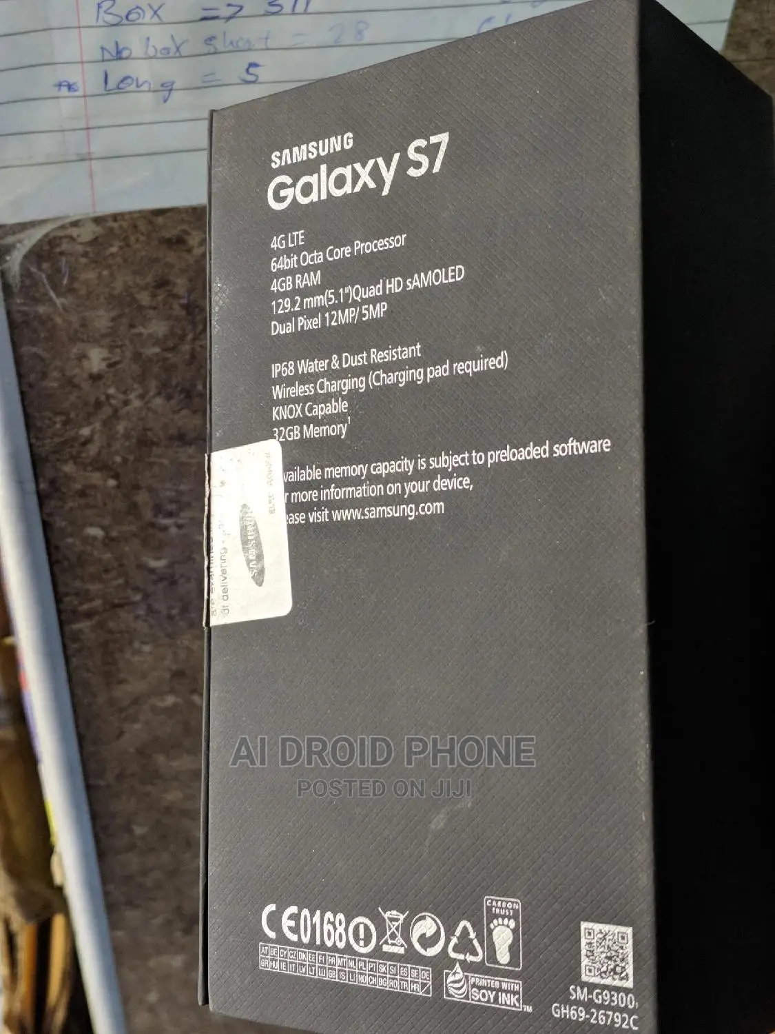 New Samsung Galaxy S7 32 GB Gold
