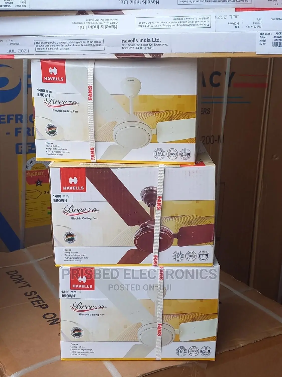 Havels Original Ceiling Fan 56inchs (Brezzo)