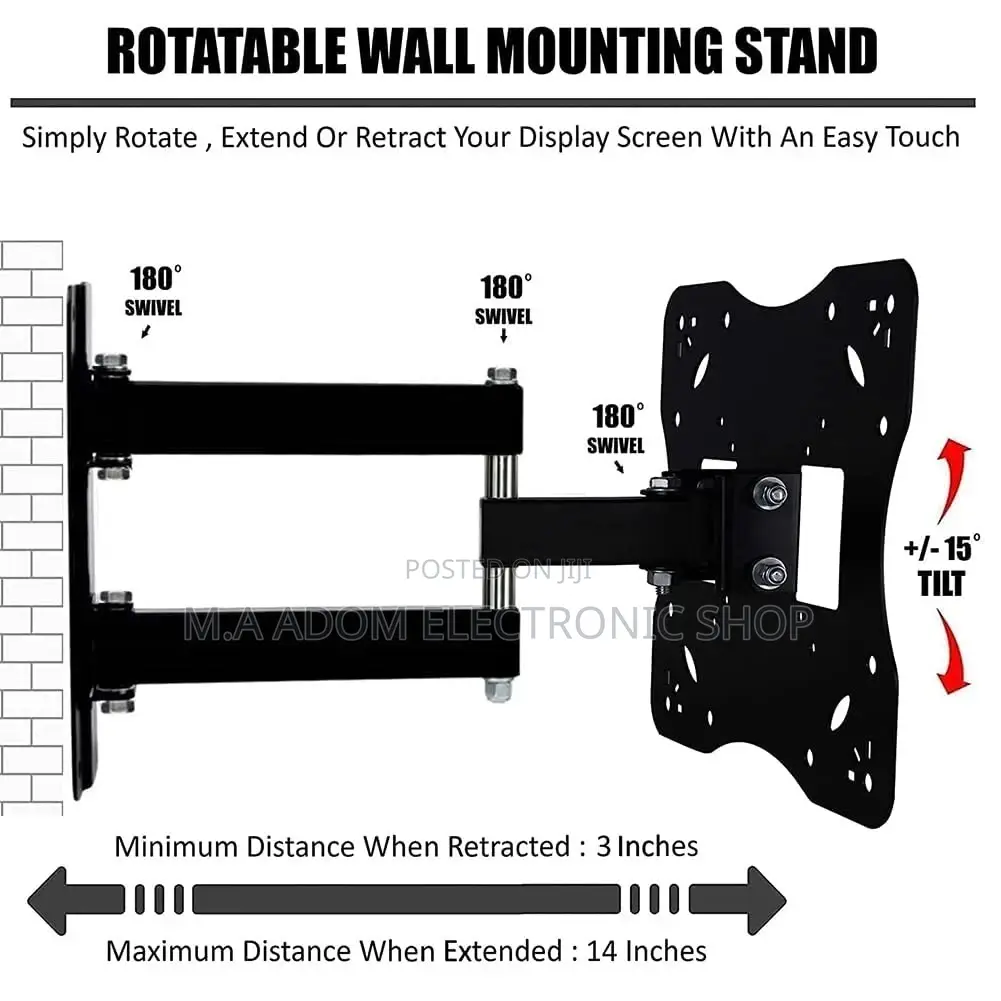 Suitable For Led Tv Between 17”-43”