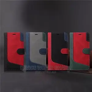 Splice Leather Flip Case for Samsung S22 S22+ S22ultra