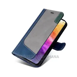 Splice Leather Flip Case for Samsung S22 S22+ S22ultra