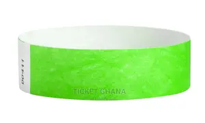 Green Tyvek Wristband Ticket