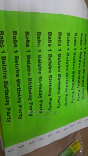 Green Tyvek Wristband Ticket