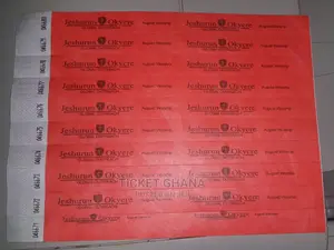 Red Tyvek Wristband Ticket
