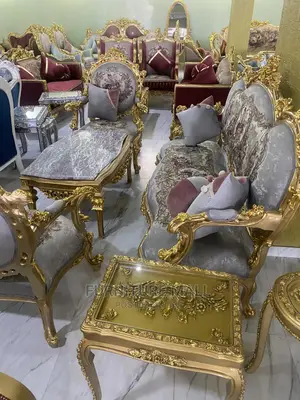 Great Golden Sofa Set . Free Delivery 