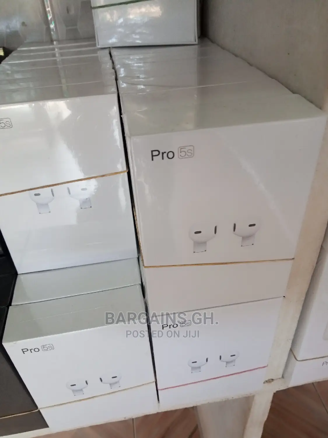Airpods Pro 5s Invisible Earbuds (White)