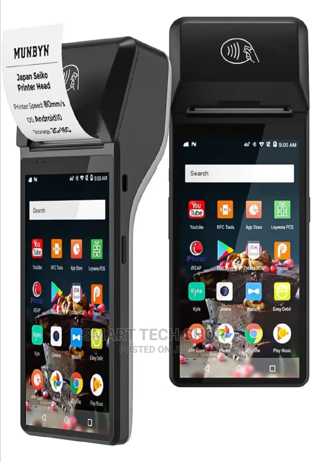 Android 10 Handheld Pos With Sim, 58mm Receipt Printer, 6"