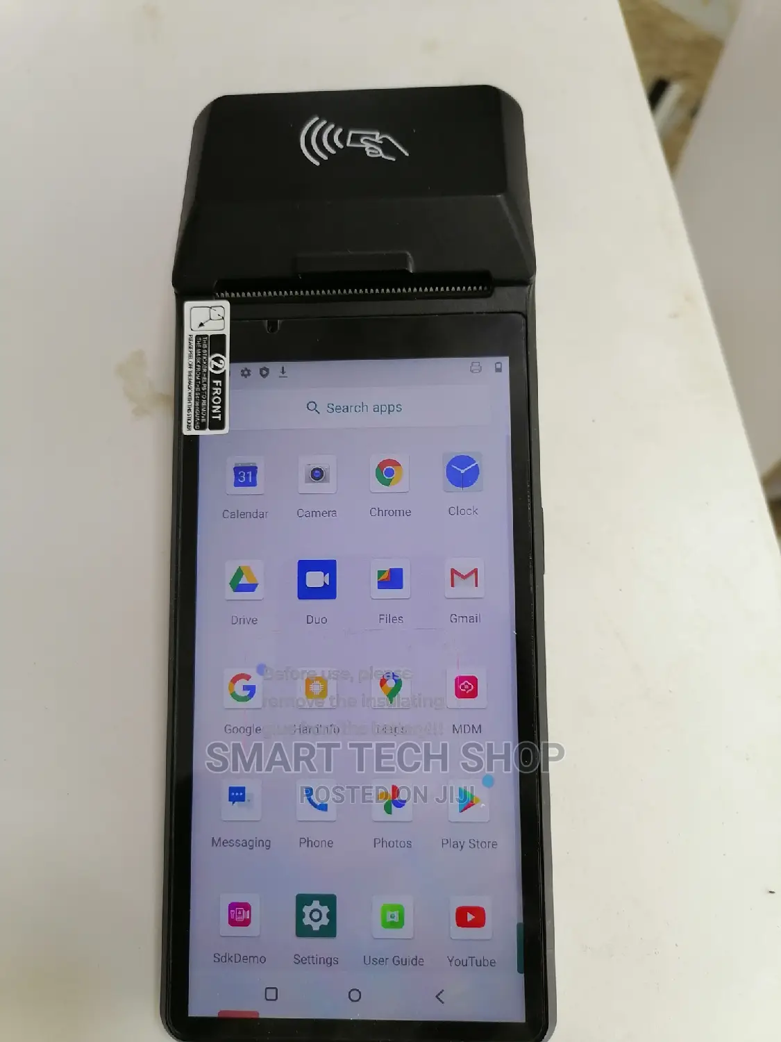 Android 10 Handheld Pos With Sim, 58mm Receipt Printer, 6"