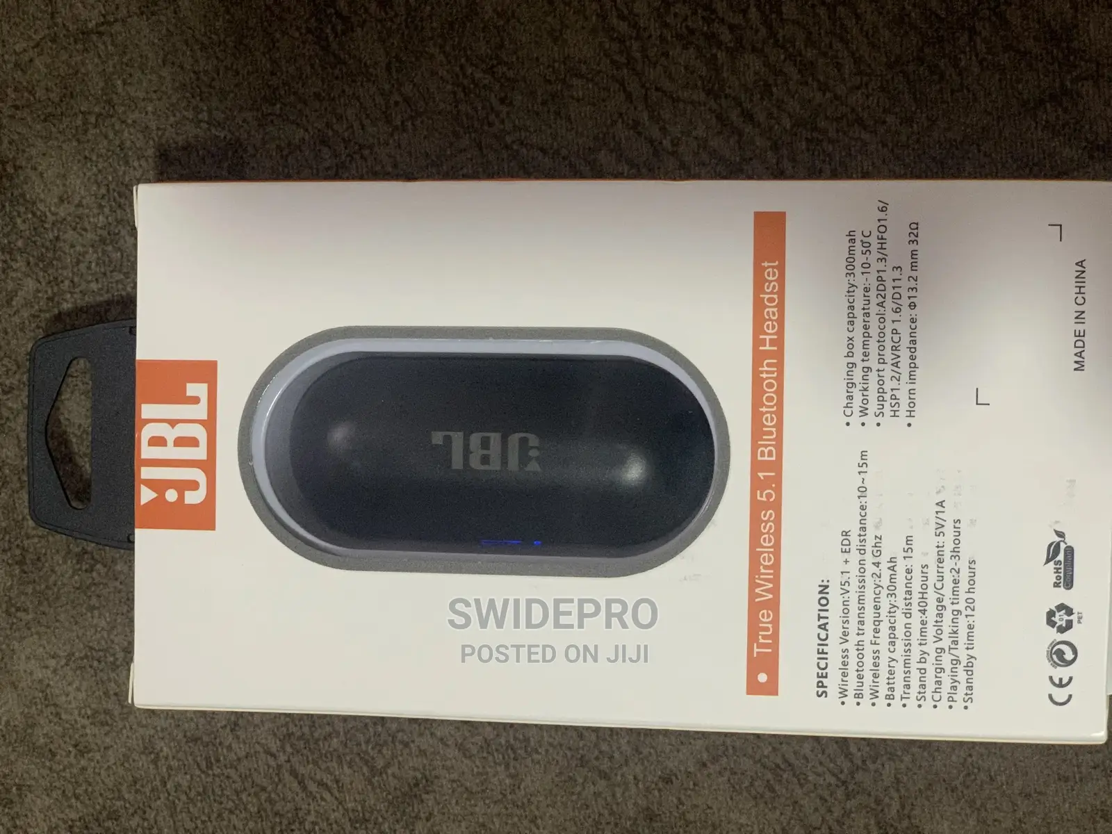 JBL TWS Bluetooth Earbuds + Charging Case