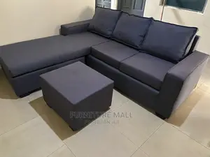 L Shaped Sofa With Centre Table . Free Delivery