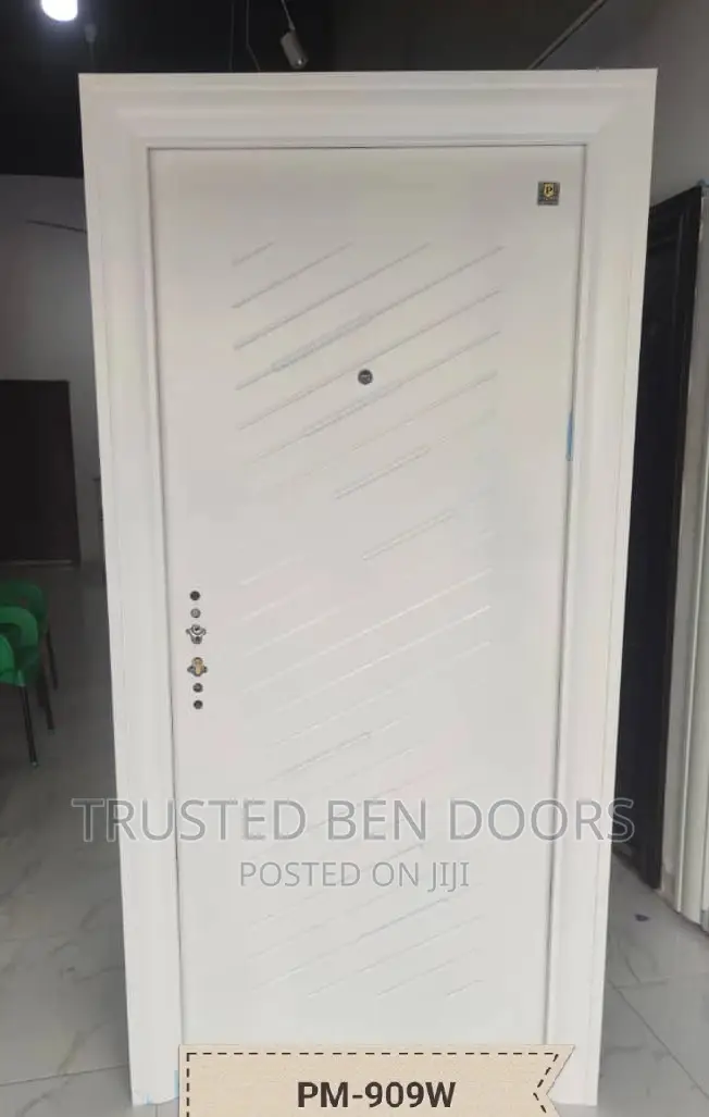 Paladin White Security Doors [Single+One And Half]