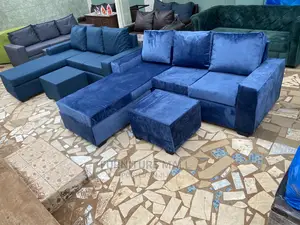 Quality Sued L Shaped Sofa For Sell. Free Delivery