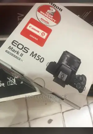 Well-Rounded Canon EOS M50 Mark II Mirrorless Camera (Black)