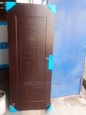 Interior Steel Plated Wooden Doors+Frame+Locks Complete