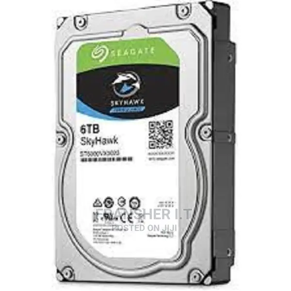 6tb Seagate Shyhawk at 7200 Rpm Sata Digital Hard Drive