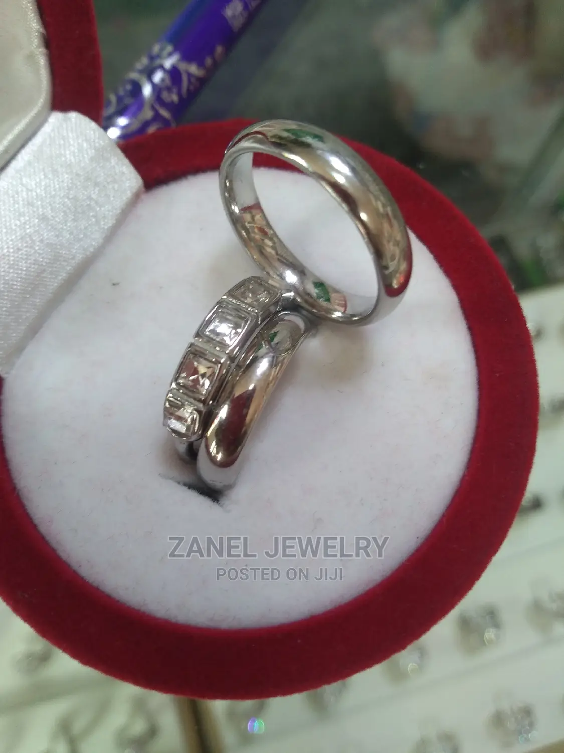 Titanium Silver Rings