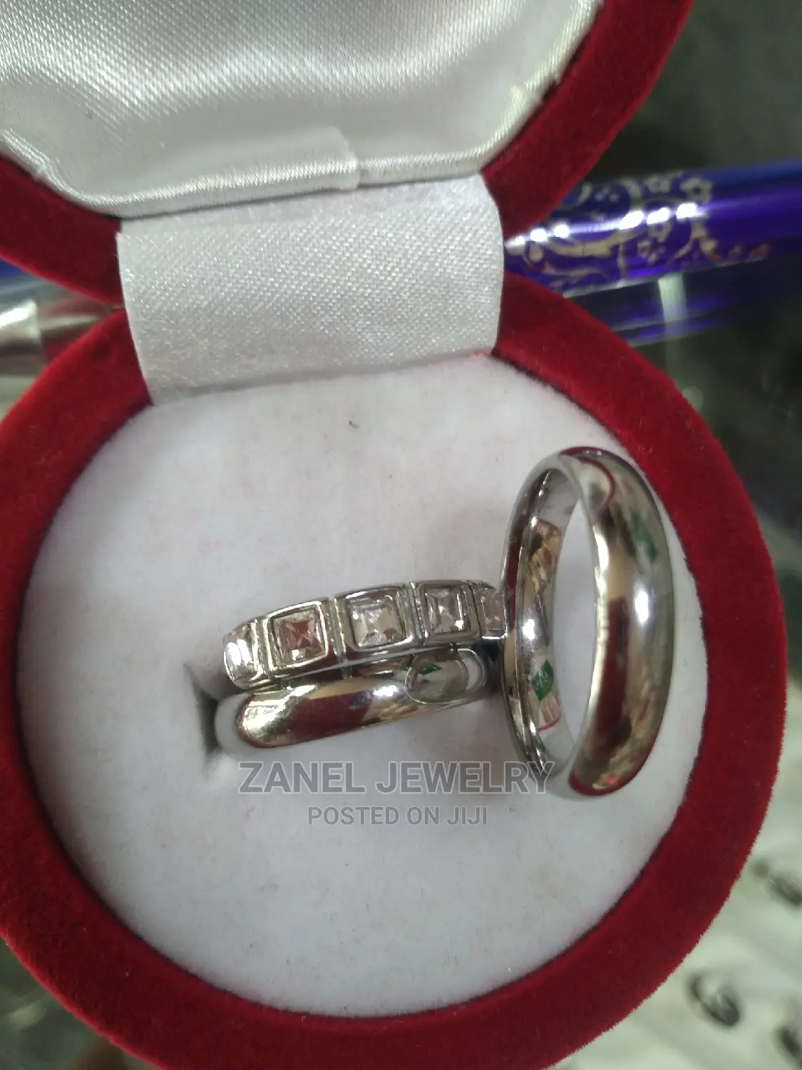 Titanium Silver Rings