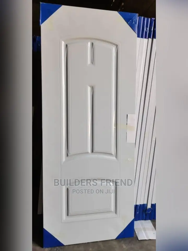 New Modernized Steel Plated Wooden Doors+Frame+Handles+7keys