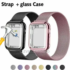 Iwatch Series 7/6/5/4/3/2/1. Band With Screen Protector Case