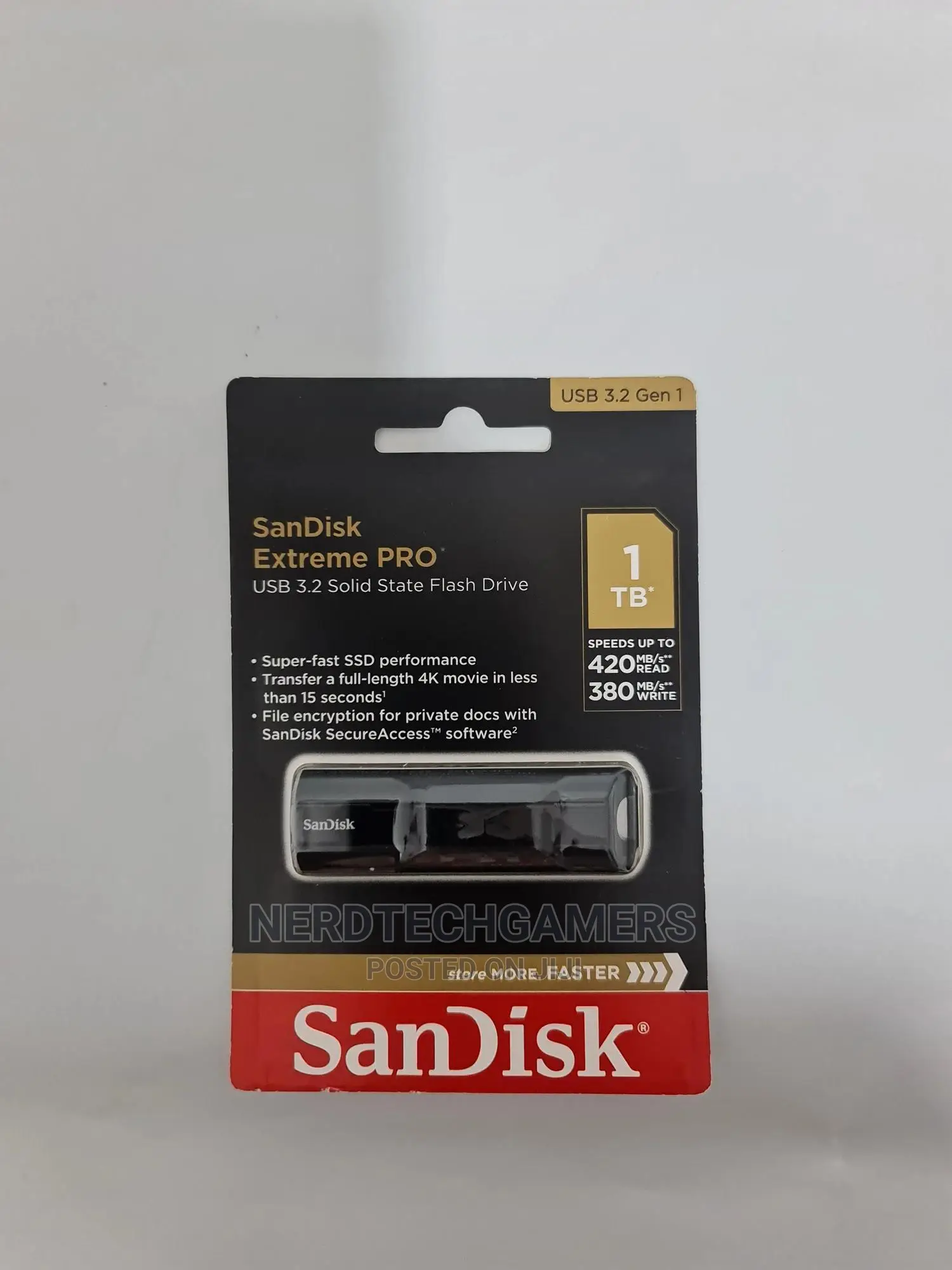 Sandisk 1TB Extreme PRO USB 3.2 Solid State Flash Drive