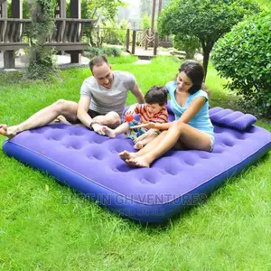 Familysize Indoor/Outdoor Airmattress + Pump