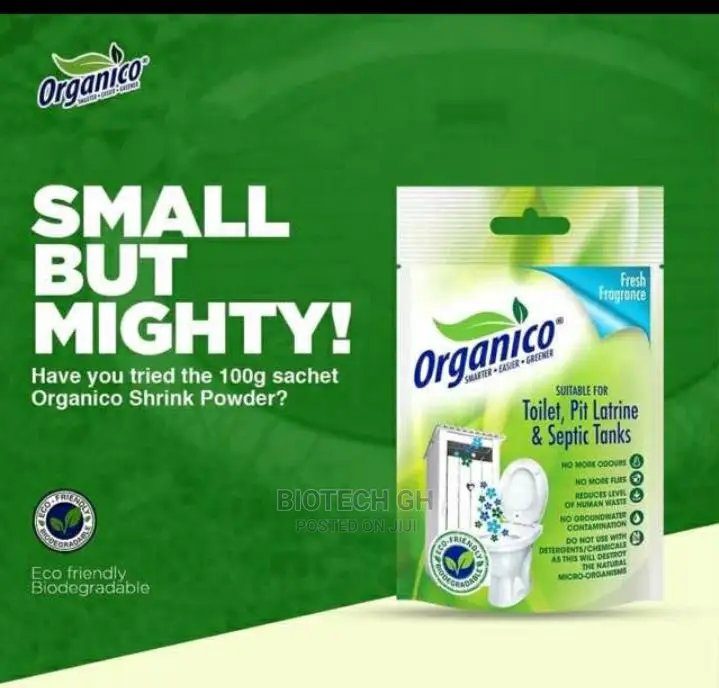 Organico Biozyme Powder for Biofil Digest Toilet Treatment