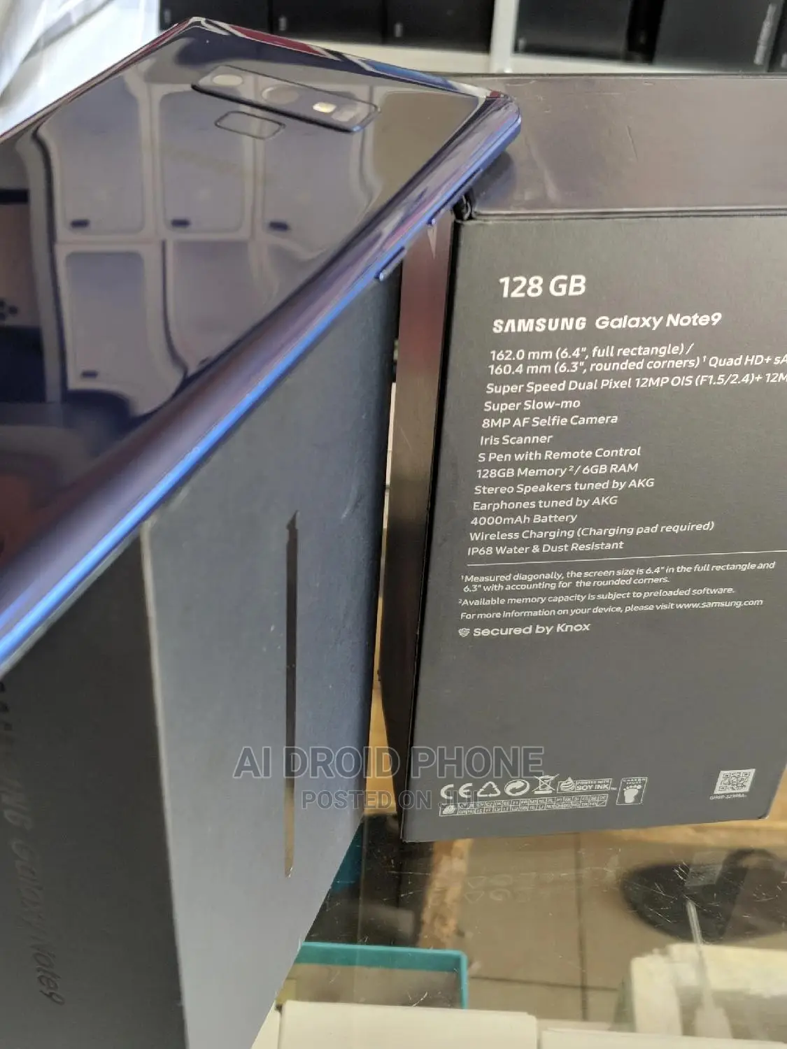 New Samsung Galaxy Note 9 128 GB Blue