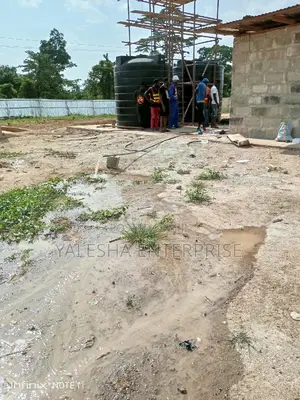 Mechanised Borehole With Submersible Pump Quality Blue Pipe