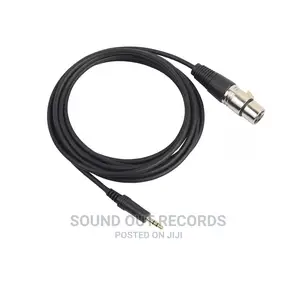 Durable 3.5mm Jack to Male/Female Boom Mic, Shotgun Cables