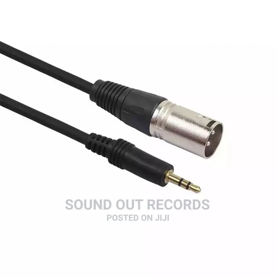 Durable 3.5mm Jack to Male/Female Boom Mic, Shotgun Cables
