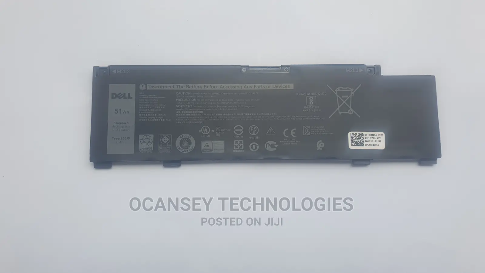 Original Dell 266J9 Battery for Inspiron 5490 G3 3500 3590
