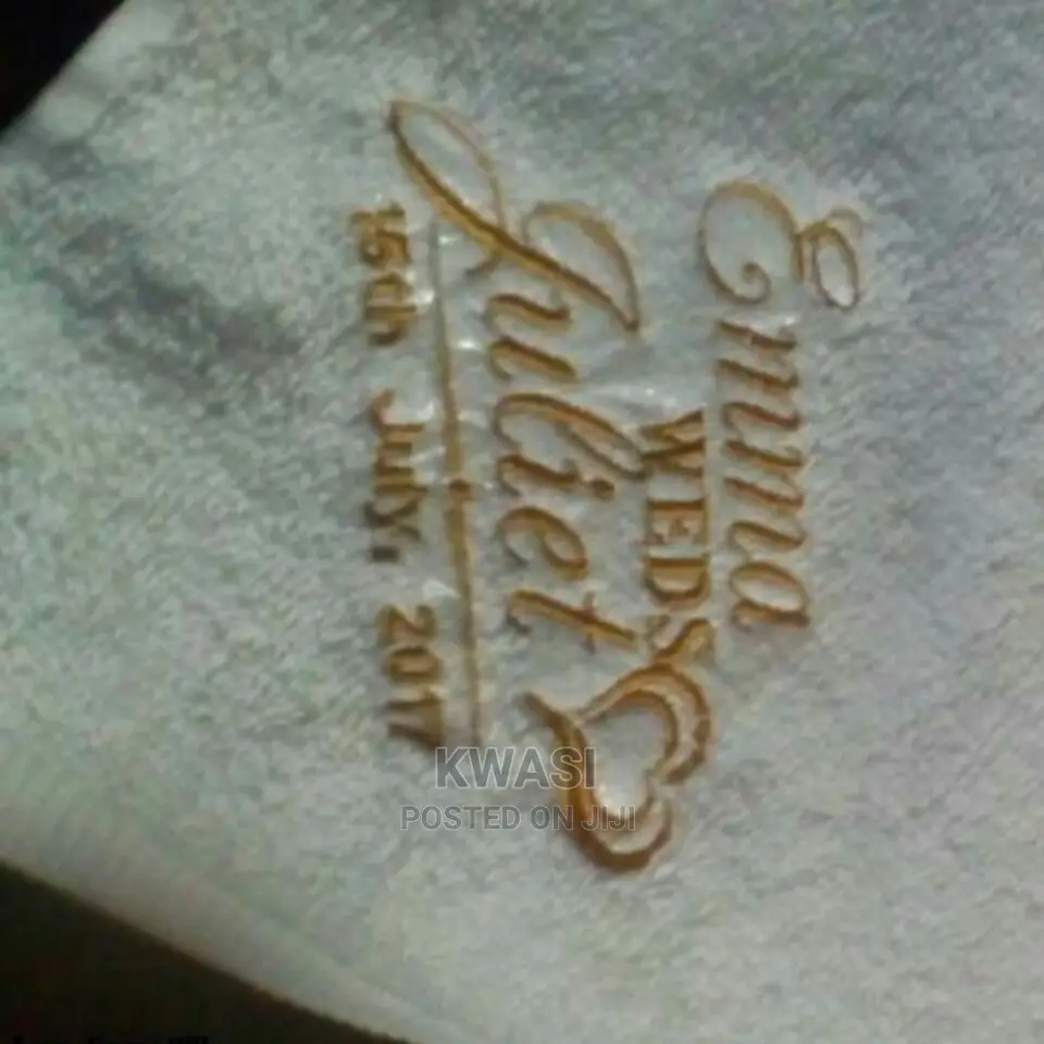 Face Towels Embroidery Works