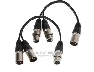 One to Dual Male or Female XLR Splitter Cables