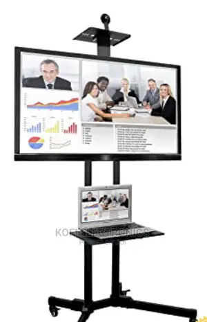 Premium Steel Floor Stands W/Rolling Casters and Shelf 32-70