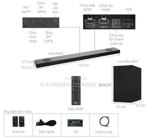 Lg Sp9a 5.1ch 520watts Bluetooth Wireless Sound Bar