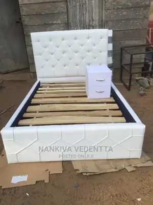 Double Bed Frame With Side Drawer 60×80