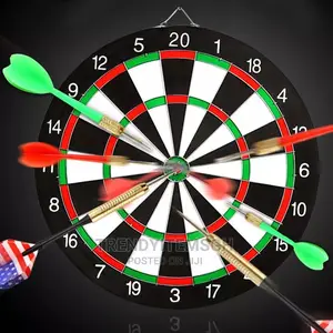17ch Safety Dartboard Game Set With 6 Peel Tip Dart