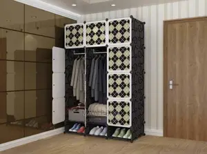 Plastic Wardrope With Shoe Rack Under