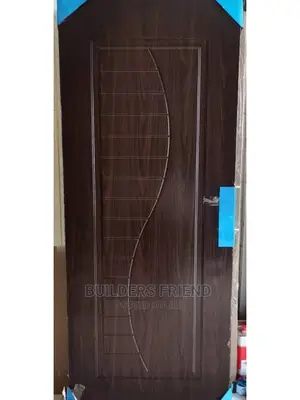 New Metal Coated Wooden Door+Frame+Locks for All Buildings